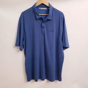 Travis Mathew Blue Polo Short Sleeve Shirt, Size XL